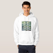 Claude Monet - Water Lily pond, Green Harmony Hoodie (Voorkant volledig)