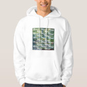 Claude Monet - Water Lily pond, Green Harmony Hoodie (Voorkant)