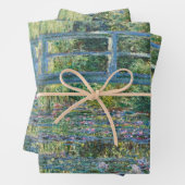 Claude Monet - Water Lily pond, Green Harmony Inpakpapier Vel (In situ)