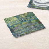 Claude Monet - Water Lily pond, Green Harmony Kartonnen Onderzetters (Schuin)