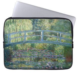 Claude Monet - Water Lily pond, Green Harmony Laptop Sleeve