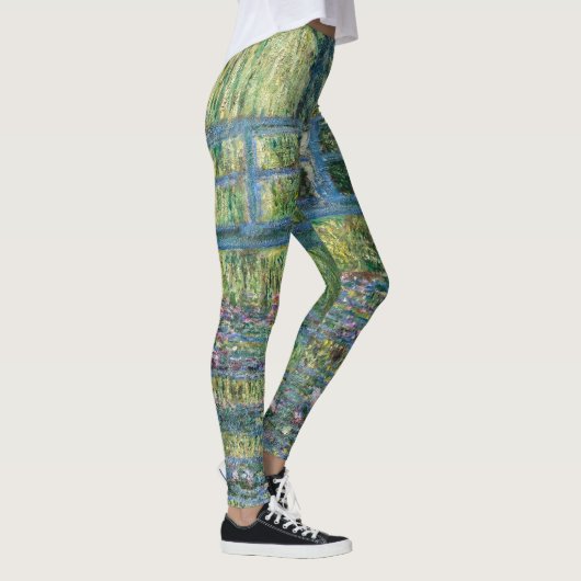 Claude Monet - Water Lily pond, Green Harmony Leggings (Rechts)