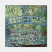 Claude Monet - Water Lily pond, Green Harmony Magneet (Voorkant)