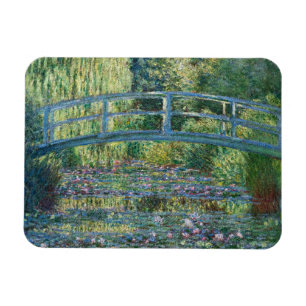 Claude Monet - Water Lily pond, Green Harmony Magneet
