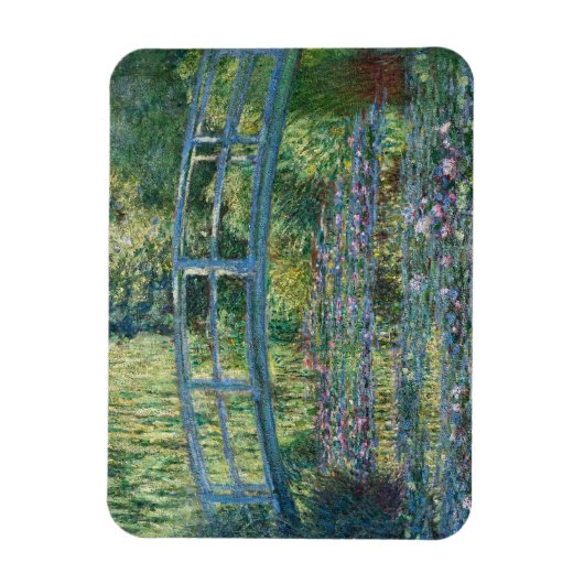 Claude Monet - Water Lily pond, Green Harmony Magneet (Verticaal)