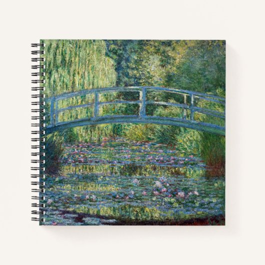Claude Monet - Water Lily pond, Green Harmony Notitieboek (Voorkant)