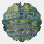 Claude Monet - Water Lily pond, Green Harmony Ornament Kaart (Achterkant)
