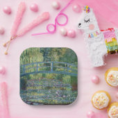 Claude Monet - Water Lily pond, Green Harmony Papieren Bordje (Feest)