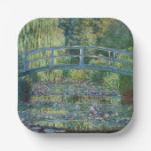 Claude Monet - Water Lily pond, Green Harmony Papieren Bordje (Voorkant)