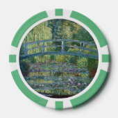 Claude Monet - Water Lily pond, Green Harmony Poker Chips (Voorkant)
