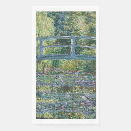 Claude Monet - Water Lily pond, Green Harmony Servet (Voorkant)