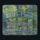 Claude Monet - Water Lily pond, Green Harmony Snijplank<br><div class="desc">Water Lily pond,  Green Harmony / Le Bassin aux Nympheas,  Harmonie Verte van Claude Monet in 1899</div>