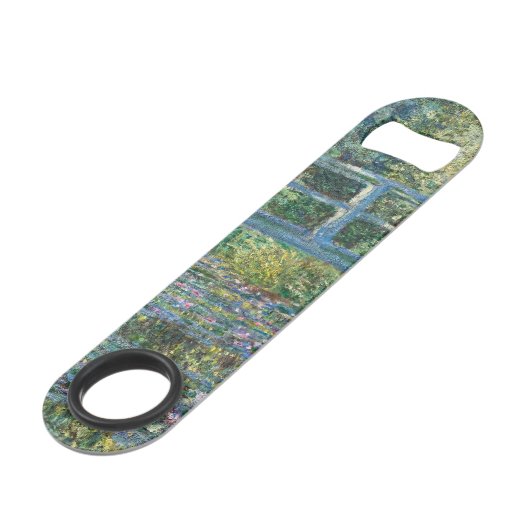 Claude Monet - Water Lily pond, Green Harmony Speed Flessenopener (Voorkant Gekanteld)