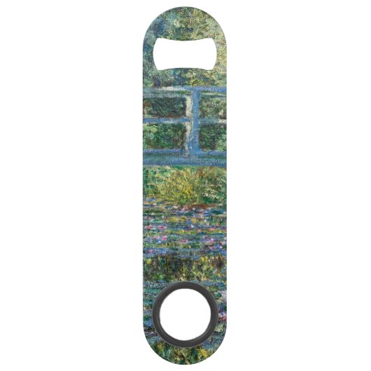 Claude Monet - Water Lily pond, Green Harmony Speed Flessenopener (Achterkant)