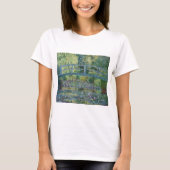 Claude Monet - Water Lily pond, Green Harmony T-shirt (Voorkant)