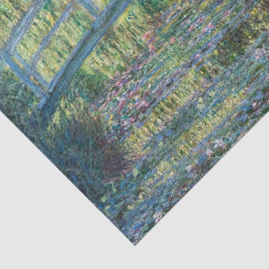 Claude Monet - Water Lily pond, Green Harmony Tissuepapier (Detail)