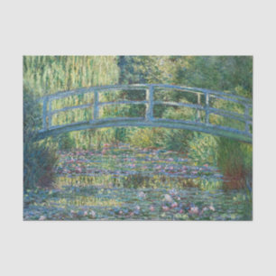 Claude Monet - Water Lily pond, Green Harmony Tissuepapier