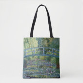Claude Monet - Water Lily pond, Green Harmony Tote Bag (Voorkant)