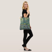 Claude Monet - Water Lily pond, Green Harmony Tote Bag (Op model)