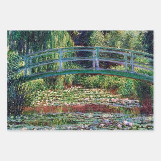 Claude Monet, Water Lily Pond Inpakpapier Vel (Voorkant 3)