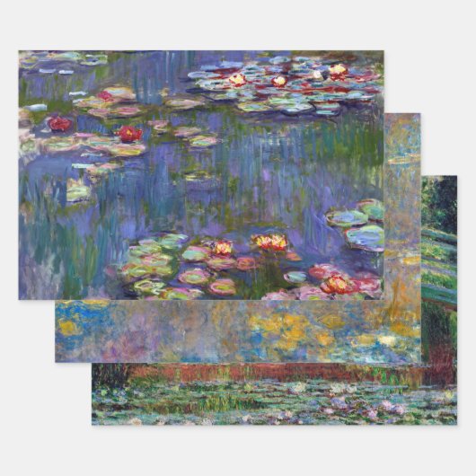 Claude Monet, Water Lily Pond Inpakpapier Vel (Set)