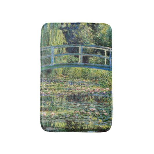 Claude Monet - Water Lily Pond & Japanse brug Badmat (Voorkant Verticaal)