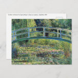 Claude Monet - Water Lily Pond & Japanse brug Briefkaart<br><div class="desc">The Water Lily Pond and the Japans Bridge / Le Bassin aux nympheas - Claude Monet,  1899</div>