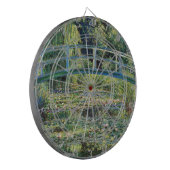 Claude Monet - Water Lily Pond & Japanse brug Dartbord (Voorkant Links)
