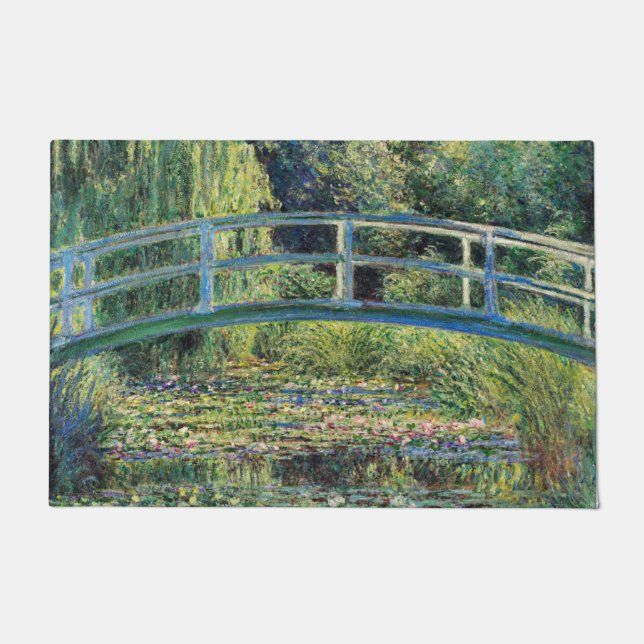 Claude Monet - Water Lily Pond & Japanse brug Deurmat (Voorkant)