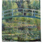 Claude Monet - Water Lily Pond & Japanse brug Douchegordijn (Voorkant)
