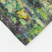 Claude Monet - Water Lily Pond & Japanse brug Fleece Deken (Hoek)