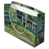 Claude Monet - Water Lily Pond & Japanse brug Groot Cadeauzakje (Achterkant Gekanteld)