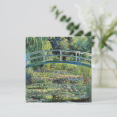 Claude Monet - Water Lily Pond & Japanse brug Kaart (Staand voorkant)
