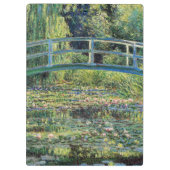 Claude Monet - Water Lily Pond & Japanse brug Klembord (Achterkant)
