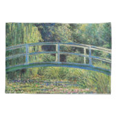 Claude Monet - Water Lily Pond & Japanse brug Kussensloop (Achterkant)