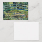 Claude Monet - Water Lily Pond & Japanse brug Notitiekaartje (Voorkant / Achterkant)