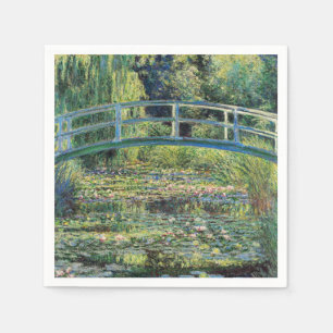Claude Monet - Water Lily Pond & Japanse brug Servet