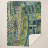 Claude Monet - Water Lily Pond & Japanse brug Sherpa Deken (Voorkant)