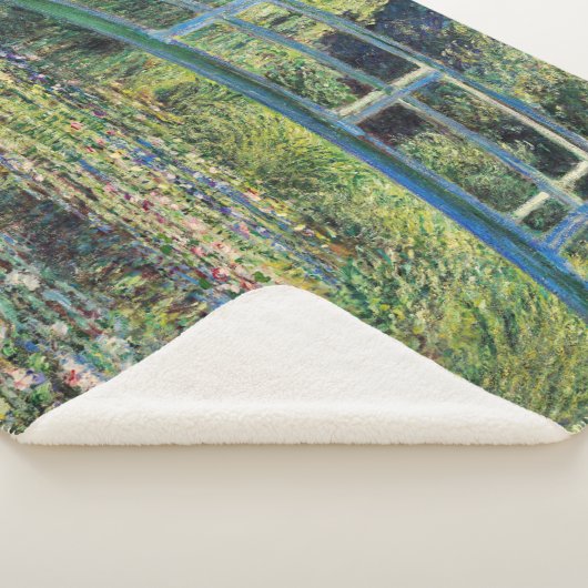 Claude Monet - Water Lily Pond & Japanse brug Sherpa Deken (3/4)