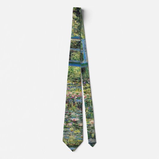 Claude Monet - Water Lily Pond & Japanse brug Stropdas (Voorkant)