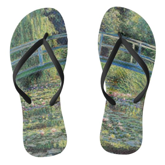 Claude Monet - Water Lily Pond & Japanse brug Teenslippers (Voetbed)