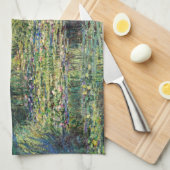 Claude Monet - Water Lily Pond & Japanse brug Theedoek (Quarter Fold)