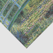 Claude Monet - Water Lily Pond & Japanse brug Tissuepapier (Detail)