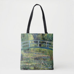Claude Monet - Water Lily Pond & Japanse brug Tote Bag