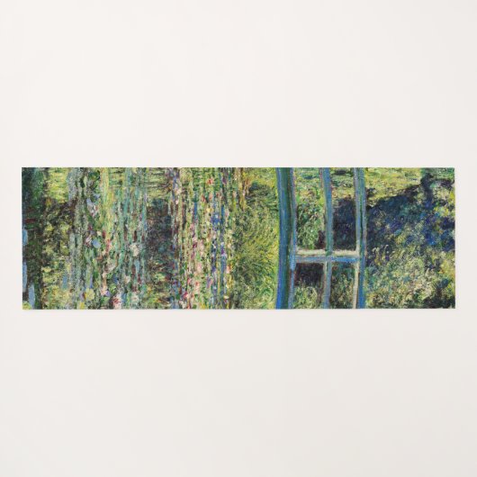 Claude Monet - Water Lily Pond & Japanse brug Yogamat (Achterkant (horizontaal))