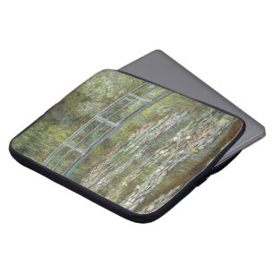 Claude Monet Water Lily Pond (Japanse voetbrug) Laptop Sleeve