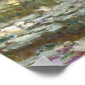Claude Monet Water Lily Pond (Japanse voetbrug) Poster (Hoek)