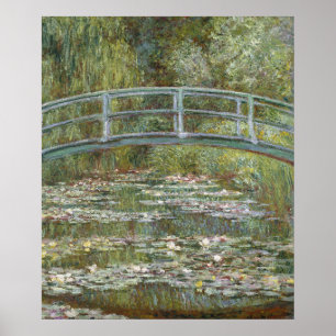 Claude Monet Water Lily Pond (Japanse voetbrug) Poster