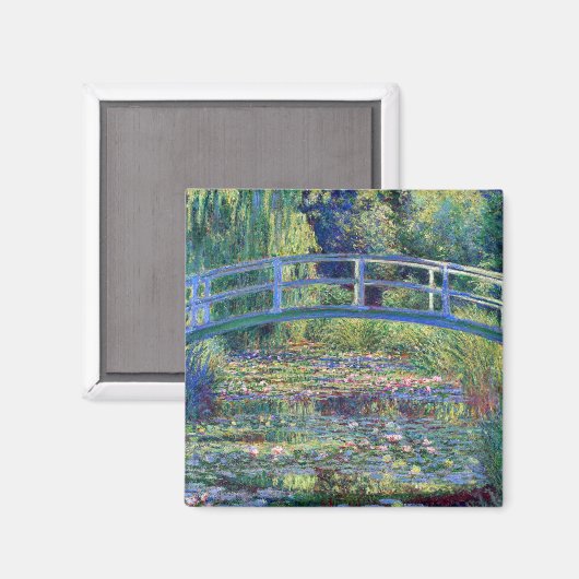 Claude Monet Water Lily Pond Magneet (Voorkant / Achterkant)