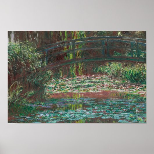 Claude Monet - Water Lily Pond Poster (Voorkant)